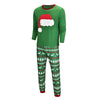 Family Green Santa Hat & Tree Print Pyjamas – image 2