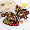 Wooden Christmas Tree & Santa Hat Serving Tray – image 2