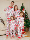 Family White Reindeer Print Christmas Pyjamas – image 2