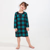 Family Green Tartan Christmas Pyjamas with Dog Bandana – image 4
