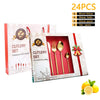 Mirror-Finish Stainless Steel Christmas Cutlery Set – image 2