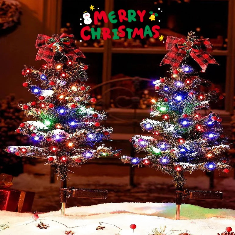 Solar Christmas Tree Garden Stake, 70 cm