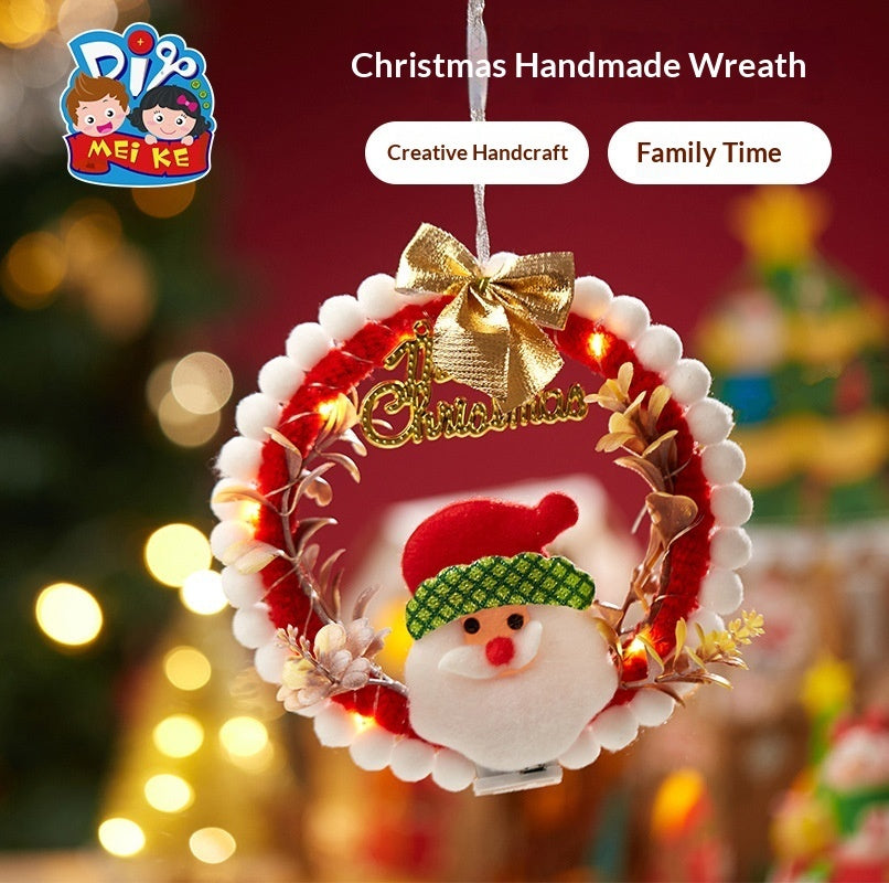 DIY Handmade Christmas Wreath Craft Kit for Kids – image 3