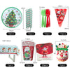 Christmas Party Paper Plates, Cups & Napkins – image 2
