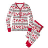 Family Red & White Reindeer Print Pyjamas – image 5