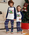 Family Dinosaur Raglan & Navy Fair Isle Pyjamas – image 3
