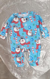 Family Blue Happy Snowman Christmas Pyjamas – image 11