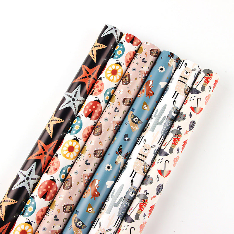 Playful Cartoon Gift Wrap, 50 × 70 cm – image 2
