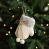 Plush Mitten & Sled Christmas Ornament – image 3