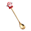 Gold Cat Paw Christmas Dessert Spoon & Fork – image 3
