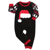Family Black Santa Hat Fair Isle Pyjamas – image 4