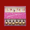Merry Christmas Spoon Gift Box – Ornament Handle Spoons – image 2