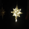 White Eight-Point Star Ornament