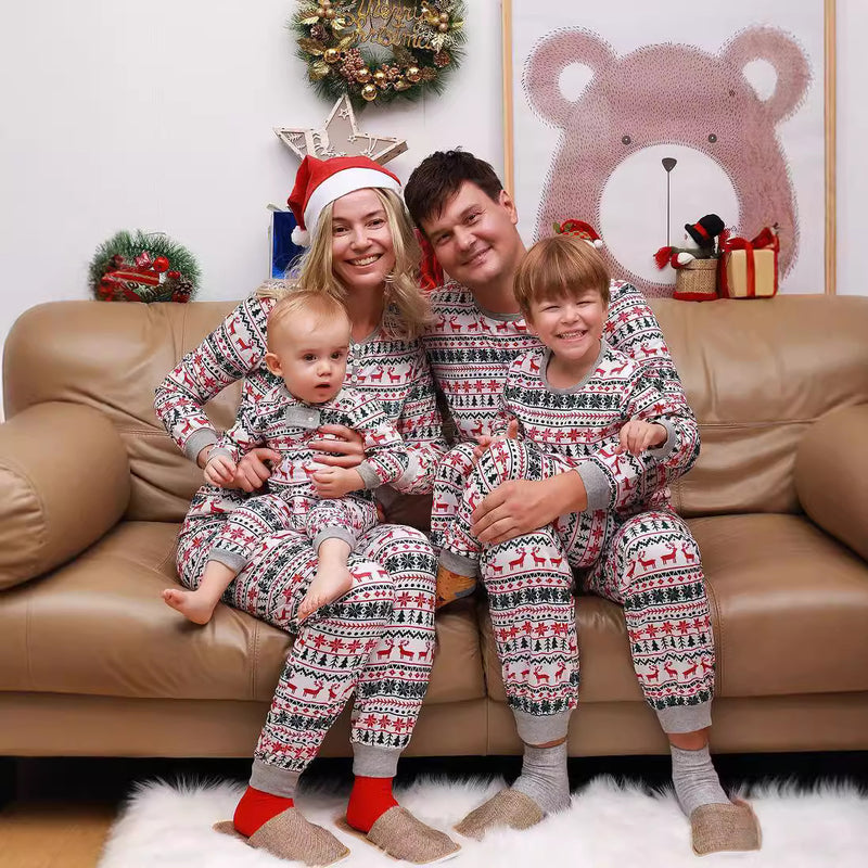 Family Cream Fair Isle Christmas Pyjamas