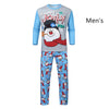 Family Blue Happy Snowman Christmas Pyjamas – image 7
