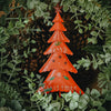Red Metal Christmas Tree Decoration – image 4
