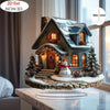 Snowman & Christmas House Acrylic Ornament – image 2