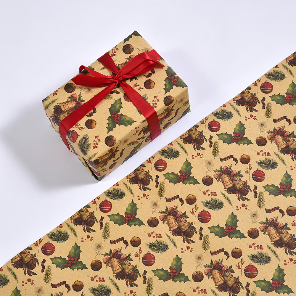 Santa Christmas Kraft Gift Wrap – image 4