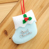 Mini Christmas Stocking Ornaments, Set of 4 – image 5