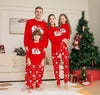 Family Red Snowman & Polka Dot Christmas Pyjamas