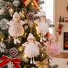Feather & Plush Christmas Hanging Ornament
