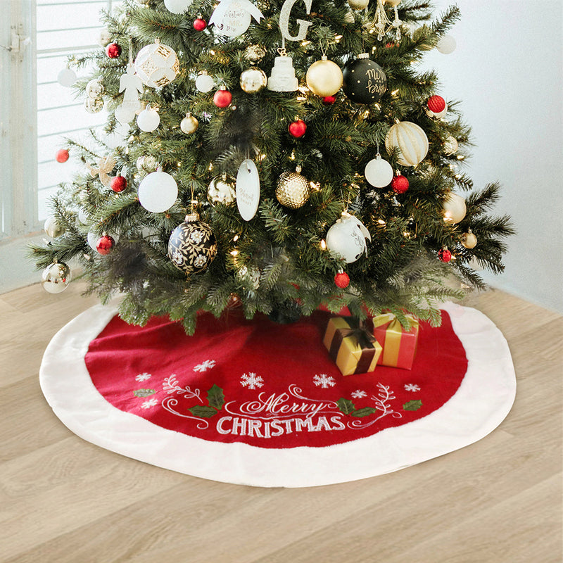 Country Christmas Tree Skirt, 120 cm