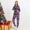 Family Navy Fair Isle Snowflake Christmas Pyjamas – image 5