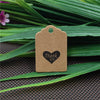Mini Kraft Gift Tags, 100 Pieces – image 2