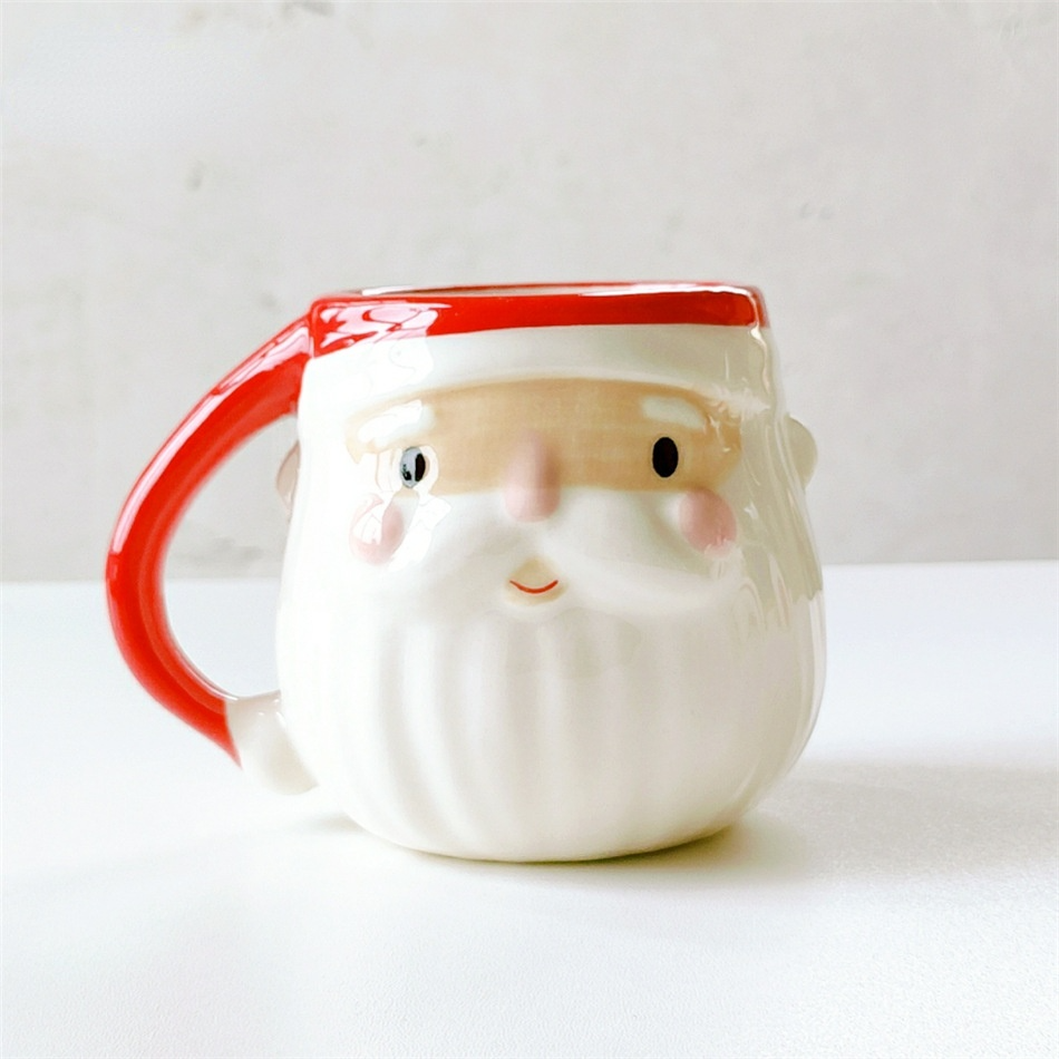 Santa & Reindeer Ceramic Christmas Plates – image 5