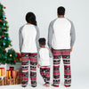 Family Grey Reindeer Raglan Christmas Pyjamas – image 3