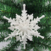 White Snowflake Christmas Ornament, 12 cm – image 4