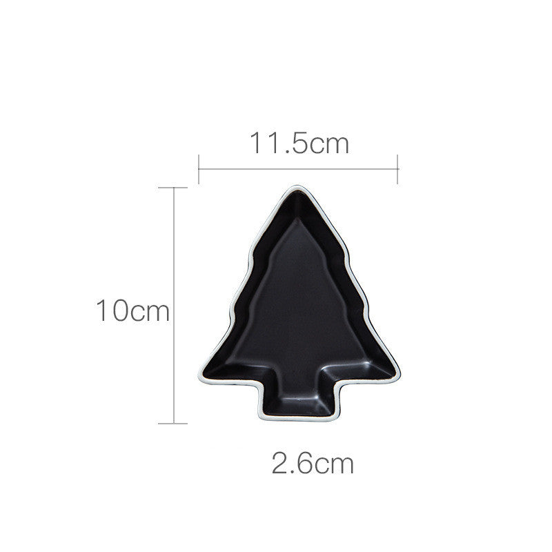 Christmas Tree Ceramic Snack Dish – image 2