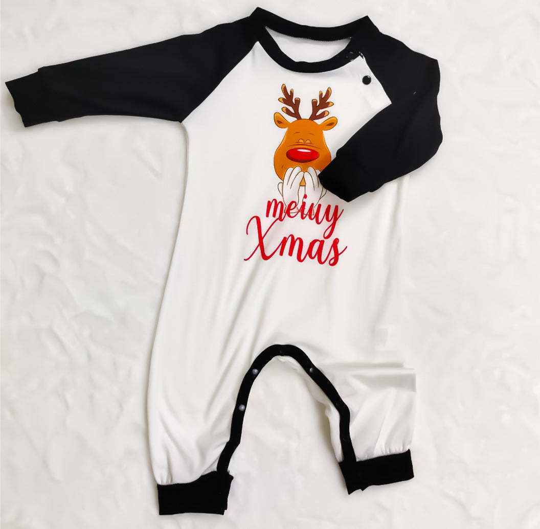 Family Reindeer Xmas Raglan & Red Plaid Pyjamas – image 2