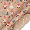 Christmas Kraft Gift Wrap Roll – image 4