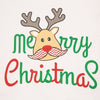 Family White Reindeer Raglan & Green Stripe Pyjamas – image 5