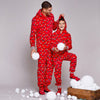 Family Red Christmas Lights Hooded Onesie