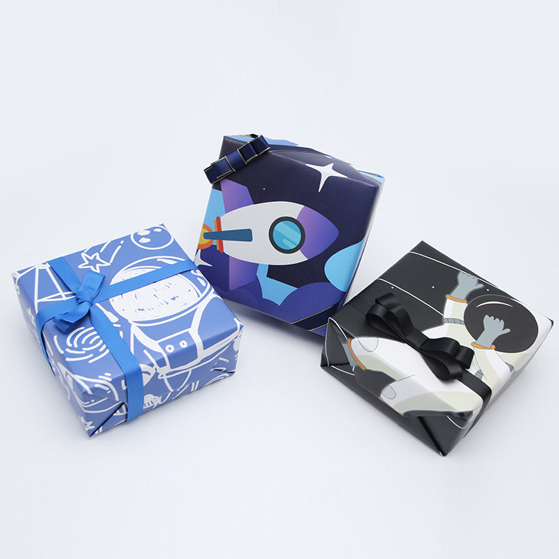 Space Adventure Gift Wrap, 50 × 70 cm