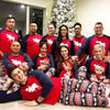 Family Navy Moose Raglan & Fair Isle Pyjamas