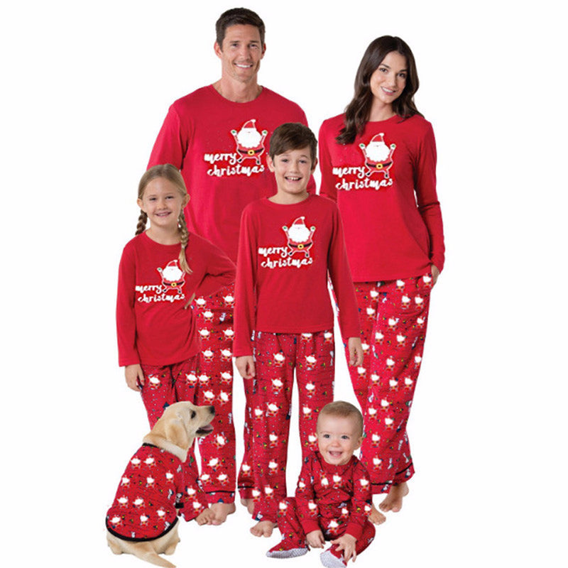 Family Red Merry Christmas Santa Pyjamas