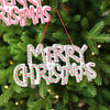 Merry Christmas Lettering Ornament – image 3