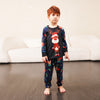 Family Navy Gingerbread Print Christmas Pyjamas – image 2