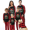 Family Christmas Crew Black & Red Plaid Pyjamas
