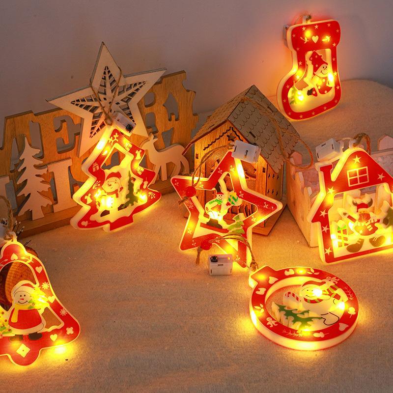 Mini LED Christmas Lantern Ornament