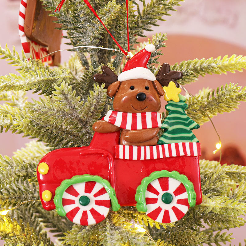 Christmas Camper & Vehicle Pendant