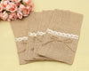 Jute & Lace Christmas Cutlery Pocket – image 3