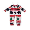 Family Bear & Christmas Tree Print Onesie – image 5
