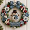 DIY Felt Christmas Wreath Kit – Santa & Snowman – image 3