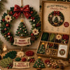DIY Felt Christmas Wreath Kit – Santa & Snowman – image 2