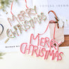 Merry Christmas Lettering Ornament – image 4