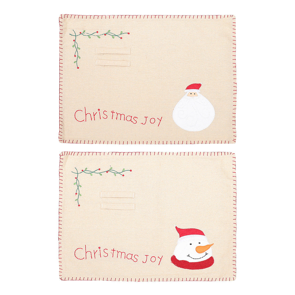 Santa & Snowman Christmas Placemat – image 3